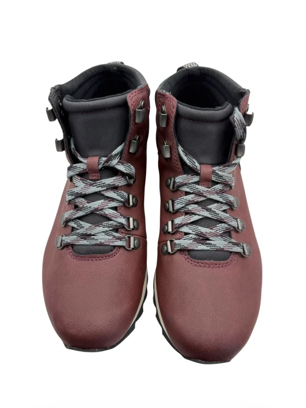 Merrell Leather Hiking Boots Women’s 8 Burgundy LaceUp Ankle Outdoor J003772 New - Picture 3 of 8
